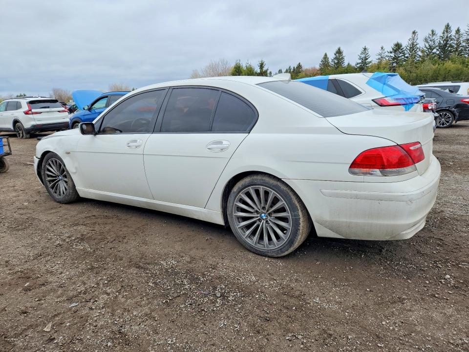 2008 Bmw 750 მანქანა იყიდება აუქციონზე, vin: WBAHL83518DT11745, აუქციონის ნომერი: 49752596
