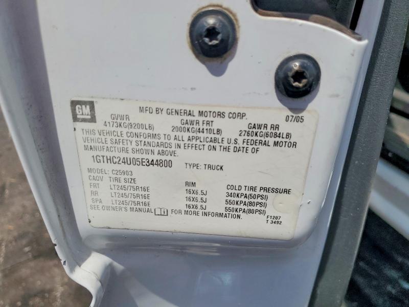 Продаж на аукціоні авто 2005 Gmc Sierra, vin: 1GTHC24U05E344800, номер лоту: 54172496
