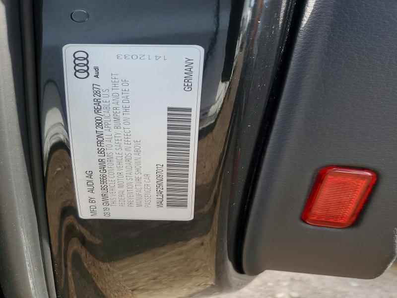 Aukcja sprzedaży 2019 Audi A6, vin: WAUL2AF25KN097012, numer aukcji: 52436276
