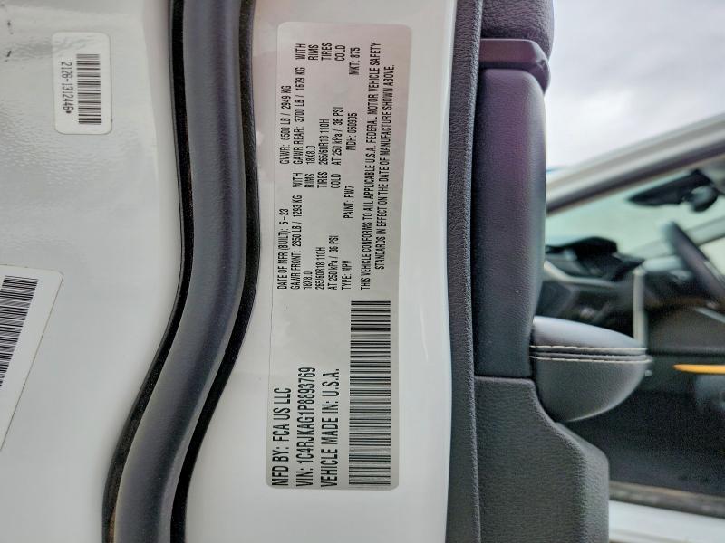 2023 Jeep Grand Cherokee მანქანა იყიდება აუქციონზე, vin: 1C4RJKAG1P8893769, აუქციონის ნომერი: 52500326