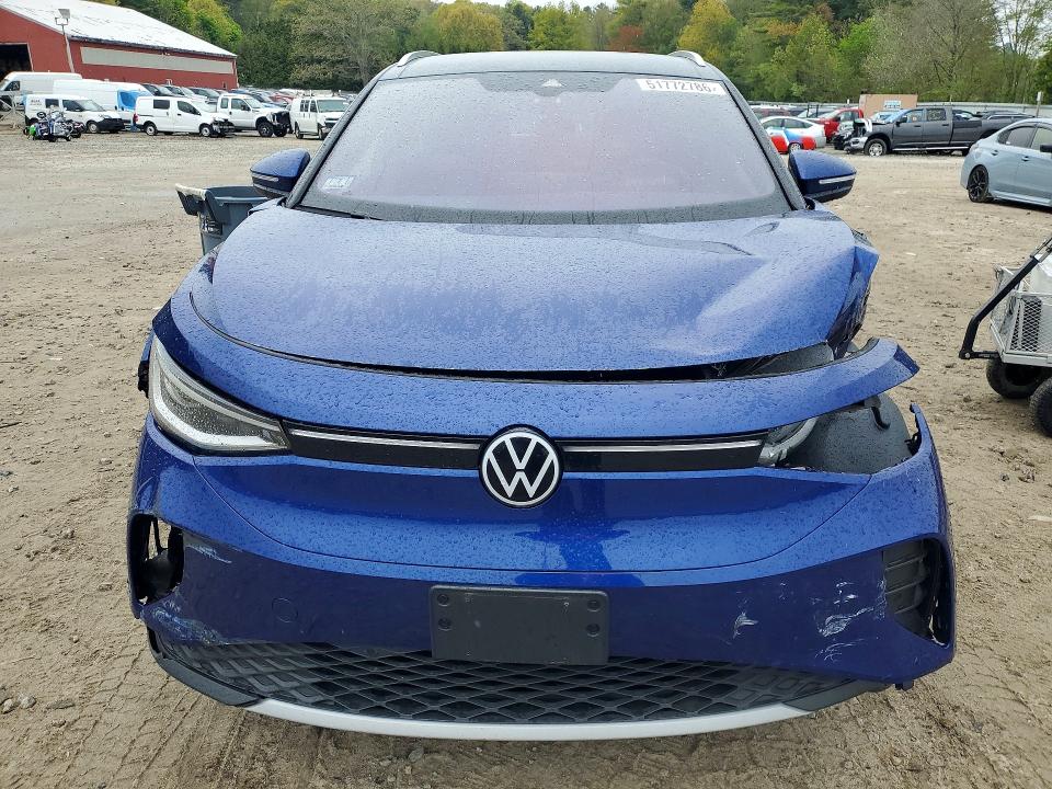 2022 Volkswagen Id.4 მანქანა იყიდება აუქციონზე, vin: WVGUNPE22NP048521, აუქციონის ნომერი: 51772786