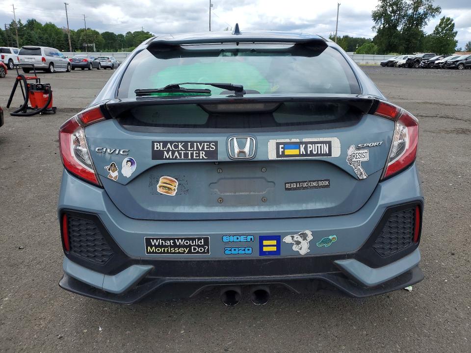53460386 :رقم المزاد ، SHHFK7H42JU401989 vin ، 2018 Honda Civic مزاد بيع