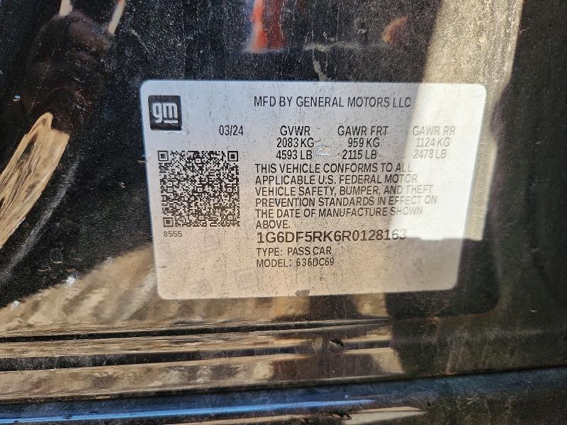 Продажа на аукционе авто 2024 Cadillac Ct4, vin: 1G6DF5RK6R0128163, номер лота: 55072286