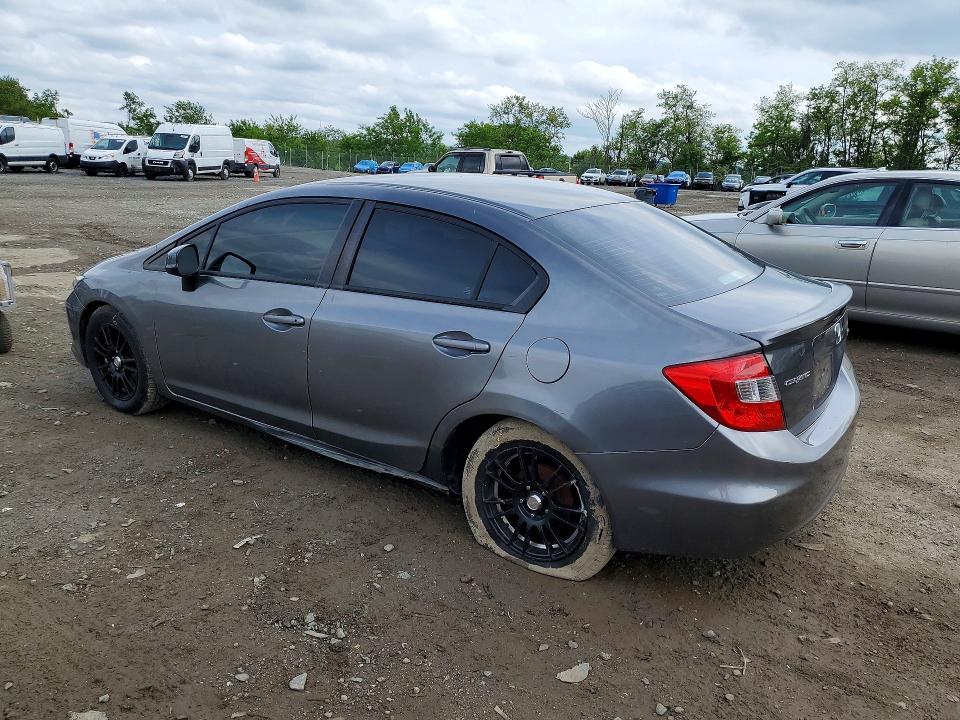 52572206 :رقم المزاد ، 2HGFB2F62CH520830 vin ، 2012 Honda Civic مزاد بيع