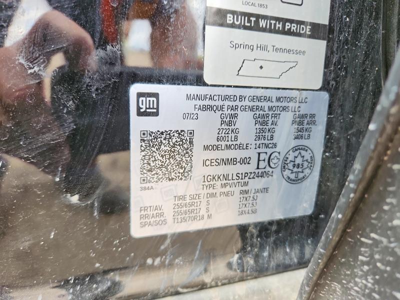 Aukcja sprzedaży 2023 Gmc Acadia, vin: 1GKKNLLS1PZ244064, numer aukcji: 54443976