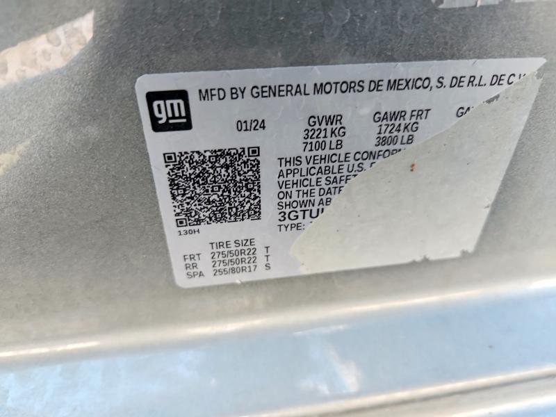 Aukcja sprzedaży 2024 Gmc Sierra, vin: 3GTUUGEL4RG215391, numer aukcji: 53633776