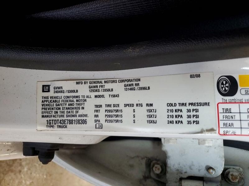 Продаж на аукціоні авто 2008 Gmc Canyon, vin: 1GTDT43E788198306, номер лоту: 54803306