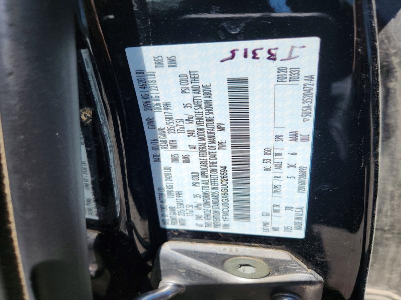 Aukcja sprzedaży 2016 Ford Escape, vin: 1FMCU0GX6GUC26594, numer aukcji: 53616586
