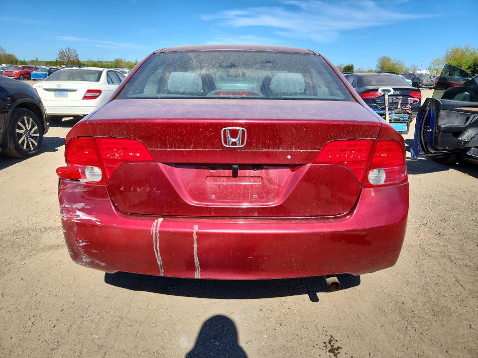 2006 Honda Civic მანქანა იყიდება აუქციონზე, vin: 2HGFA16356H006378, აუქციონის ნომერი: 50317736