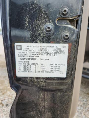 55413486 :رقم المزاد ، 2GTEK13T661252361 vin ، 2006 Gmc New Sierra مزاد بيع