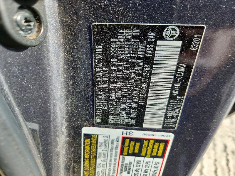 54501546 :رقم المزاد ، 4T1BE46K98U792868 vin ، 2008 Toyota Camry مزاد بيع