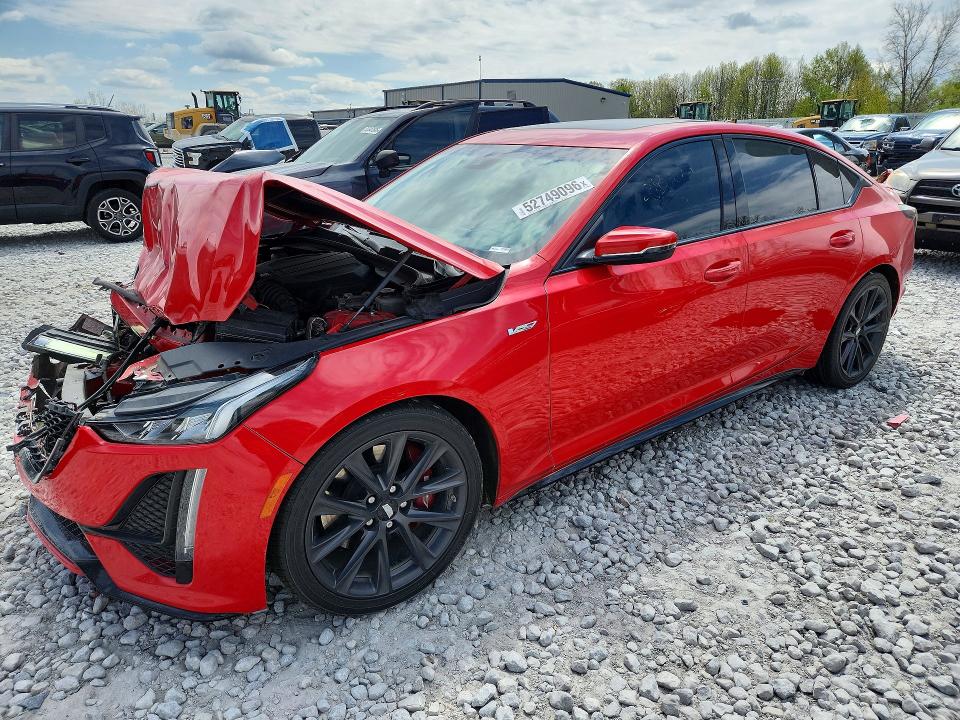 Auction sale of the 2021 Cadillac Ct5-v, vin: 1G6DR5RW4M0124390, lot number: 52749096