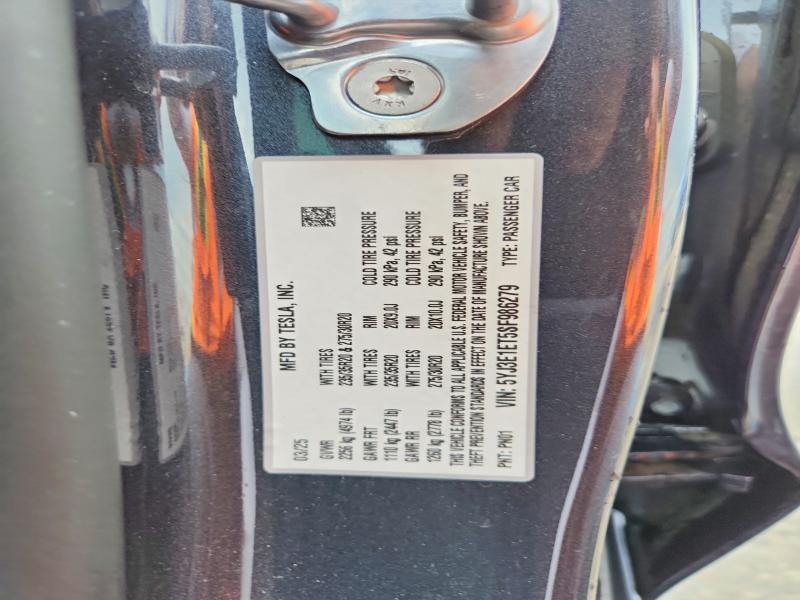 Продаж на аукціоні авто 2025 Tesla Model 3, vin: 5YJ3E1ET5SF986279, номер лоту: 53847726