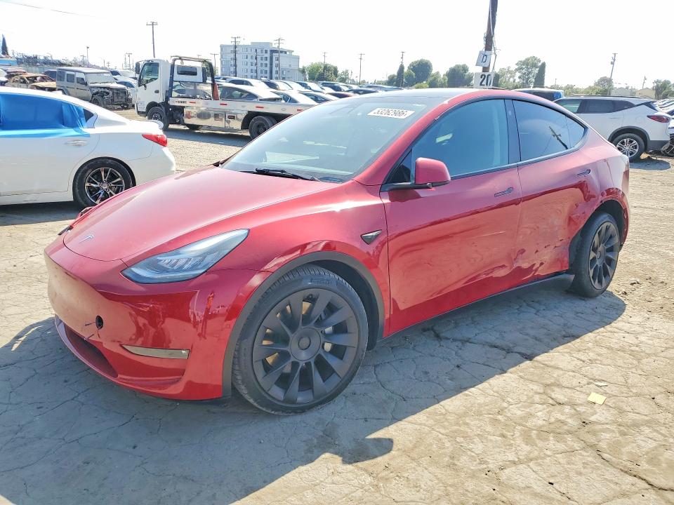 53262986 :رقم المزاد ، 5YJYGDEE6MF219207 vin ، 2021 Tesla Model Y مزاد بيع