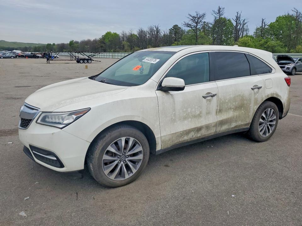54455576 :رقم المزاد ، 5FRYD4H46GB045993 vin ، 2016 Acura Mdx مزاد بيع