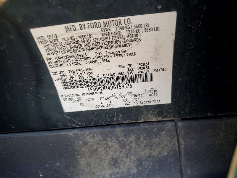 Aukcja sprzedaży 2013 Ford Taurus, vin: 1FAHP2KT4DG159575, numer aukcji: 54719206