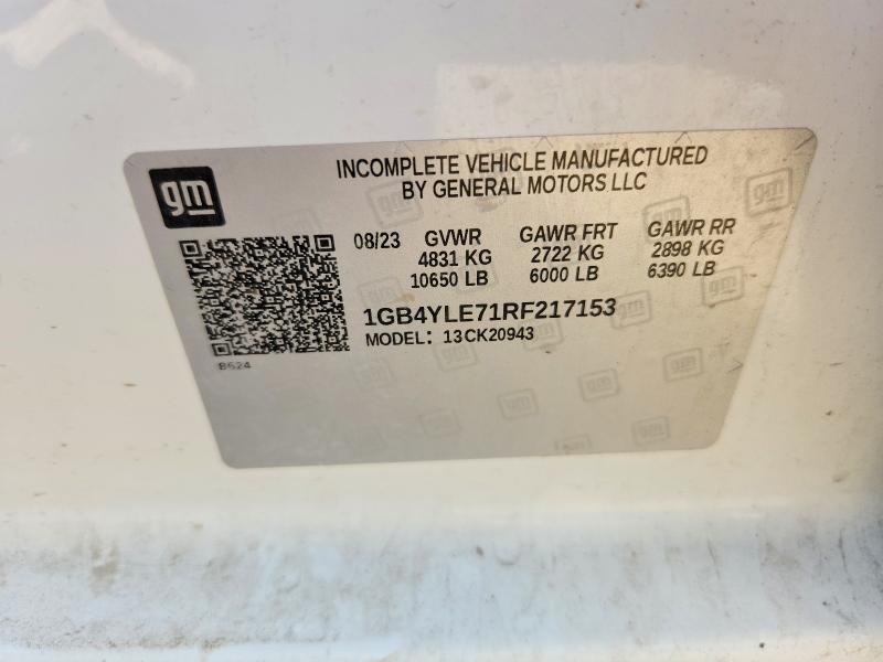 Aukcja sprzedaży 2024 Chevrolet Silverado, vin: 1GB4YLE71RF217153, numer aukcji: 54115576