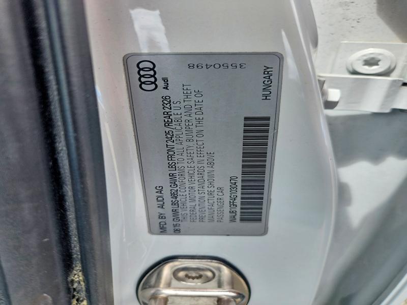 Aukcja sprzedaży 2016 Audi S3, vin: WAUB1GFF4G1030470, numer aukcji: 54237706