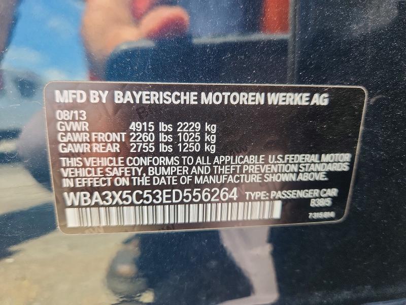 54954546 :رقم المزاد ، WBA3X5C53ED556264 vin ، 2014 Bmw 328 مزاد بيع