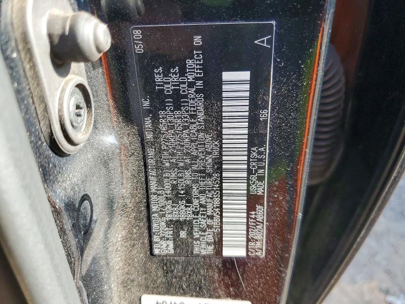 Продажа на аукционе авто 2008 Toyota Tundra, vin: 5TBBV54188S514528, номер лота: 52932846