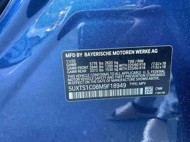 Продажа на аукционе авто 2021 Bmw X3, vin: 5UXTS1C08M9F18949, номер лота: 52454936
