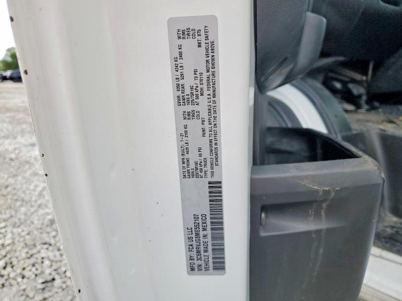 Продаж на аукціоні авто 2021 Ram Promaster 3500, vin: 3C6MRVJG8ME552107, номер лоту: 51961876