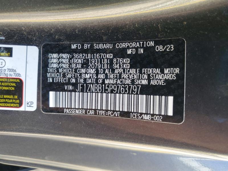 Продаж на аукціоні авто 2023 Toyota Gr86, vin: JF1ZNBB15P9763797, номер лоту: 53609406