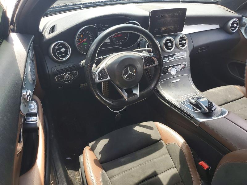 2017 Mercedes-benz C მანქანა იყიდება აუქციონზე, vin: WDDWJ4JBXHF342360, აუქციონის ნომერი: 53327416