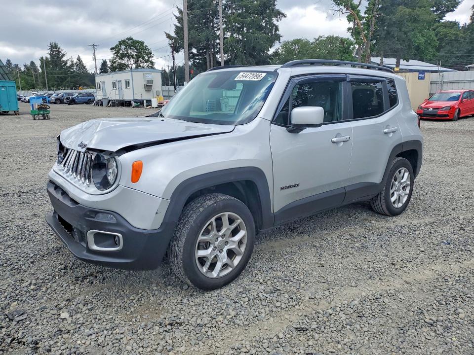 2018 Jeep Renegade მანქანა იყიდება აუქციონზე, vin: ZACCJBBB0JPH13030, აუქციონის ნომერი: 54472096