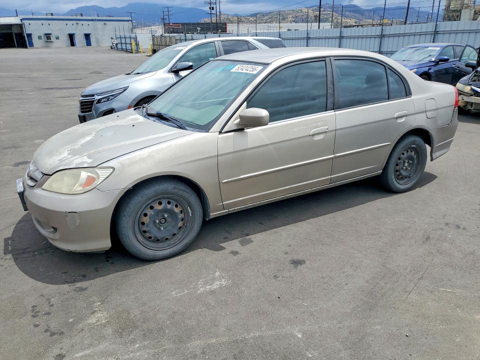 52424256 :رقم المزاد ، 2HGES16594H598990 vin ، 2004 Honda Civic 2d Dx مزاد بيع