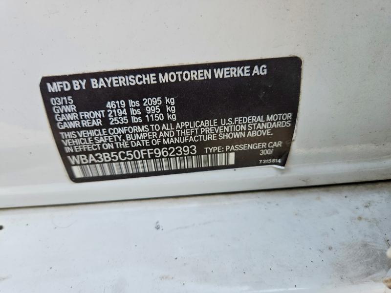 Продажа на аукционе авто 2015 Bmw 328, vin: WBA3B5C50FF962393, номер лота: 52770056