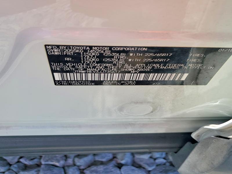Продажа на аукционе авто 2018 Toyota Rav4, vin: JTMWFREV3JJ735617, номер лота: 54170496
