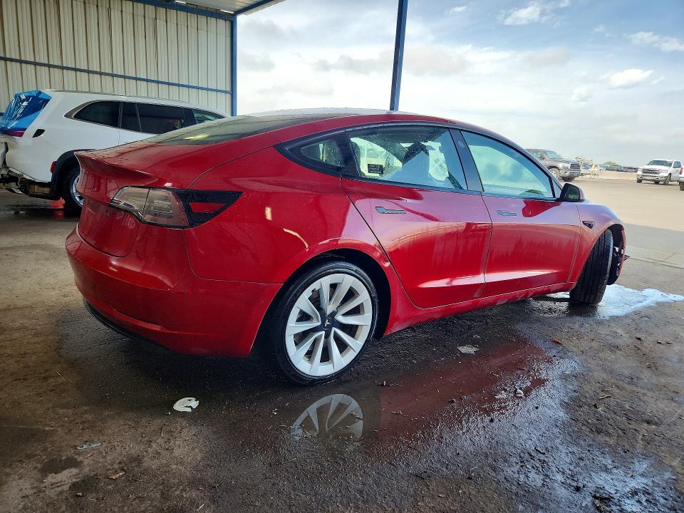 Продажа на аукционе авто 2022 Tesla Model 3, vin: 5YJ3E1EA1NF303982, номер лота: 55387596