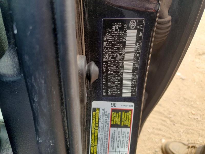 54445116 :رقم المزاد ، 2T1BURHEXGC735991 vin ، 2016 Toyota Corolla مزاد بيع