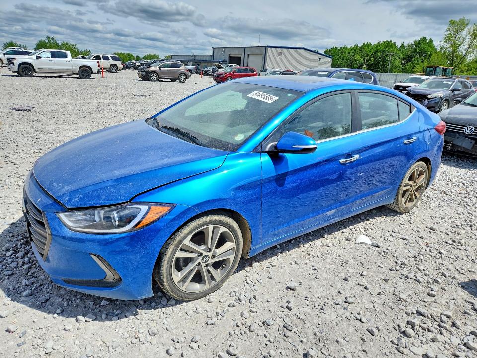 54495606 :رقم المزاد ، 5NPD84LF4HH178915 vin ، 2017 Hyundai Elantra مزاد بيع