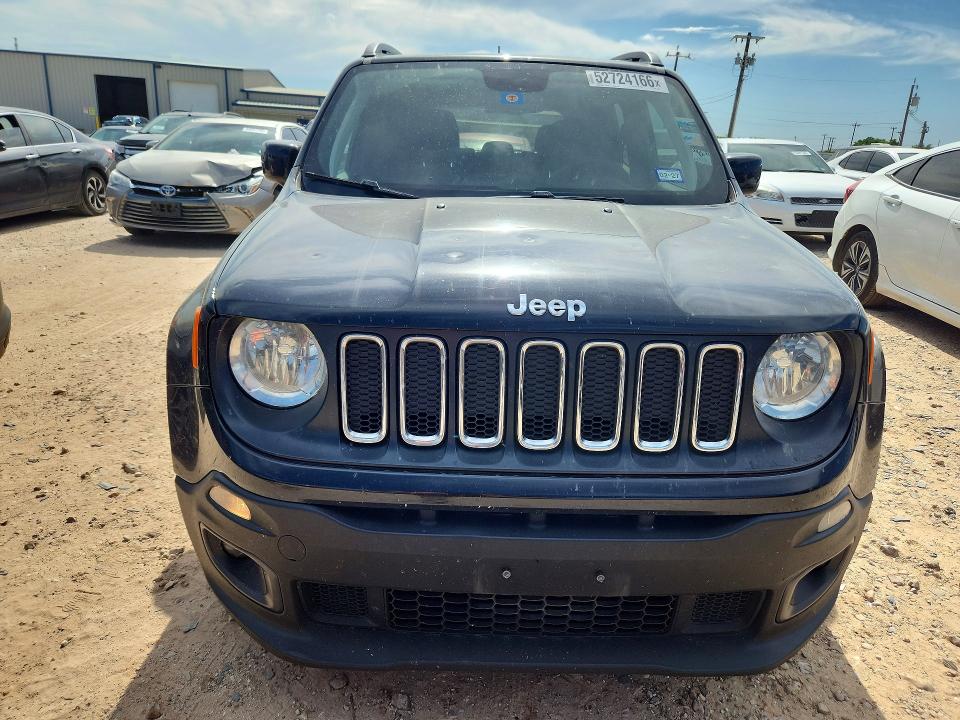 Продажа на аукционе авто 2018 Jeep Renegade, vin: ZACCJABB9JPH28815, номер лота: 52724166