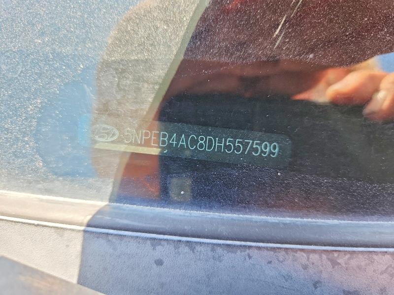 54251066 :رقم المزاد ، 5NPEB4AC8DH557599 vin ، 2013 Hyundai Sonata مزاد بيع