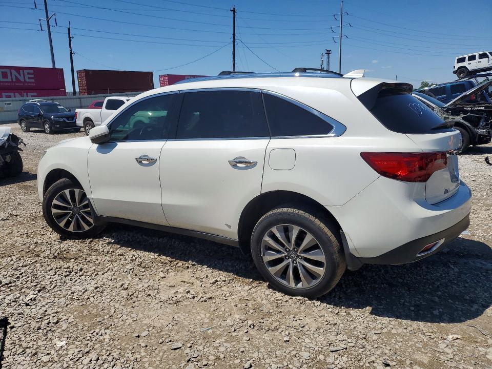 2016 Acura Mdx მანქანა იყიდება აუქციონზე, vin: 5FRYD4H63GB013729, აუქციონის ნომერი: 54651936