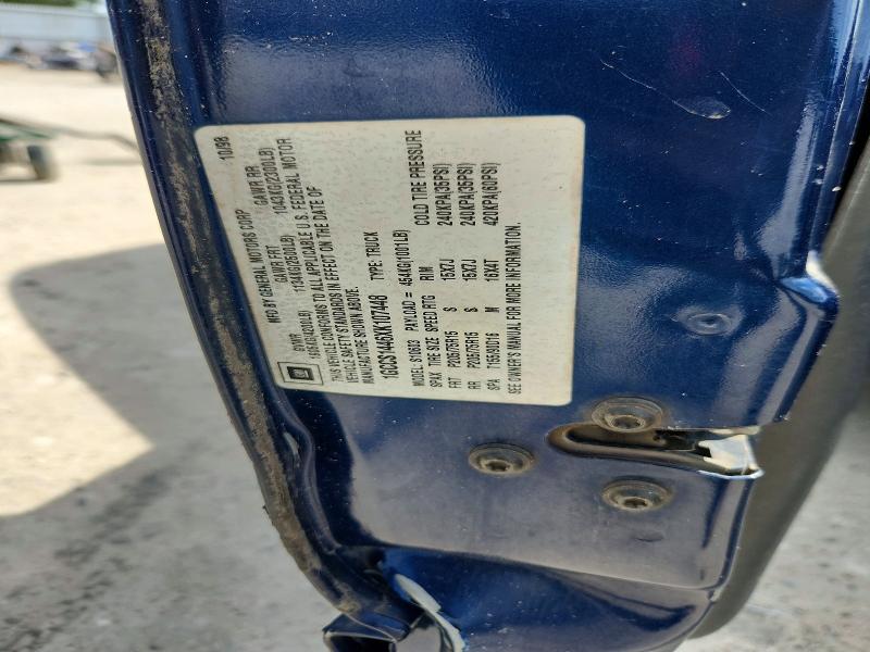 Продаж на аукціоні авто 1999 Chevrolet S10 Pickup, vin: 1GCCS1446XK107448, номер лоту: 54655966