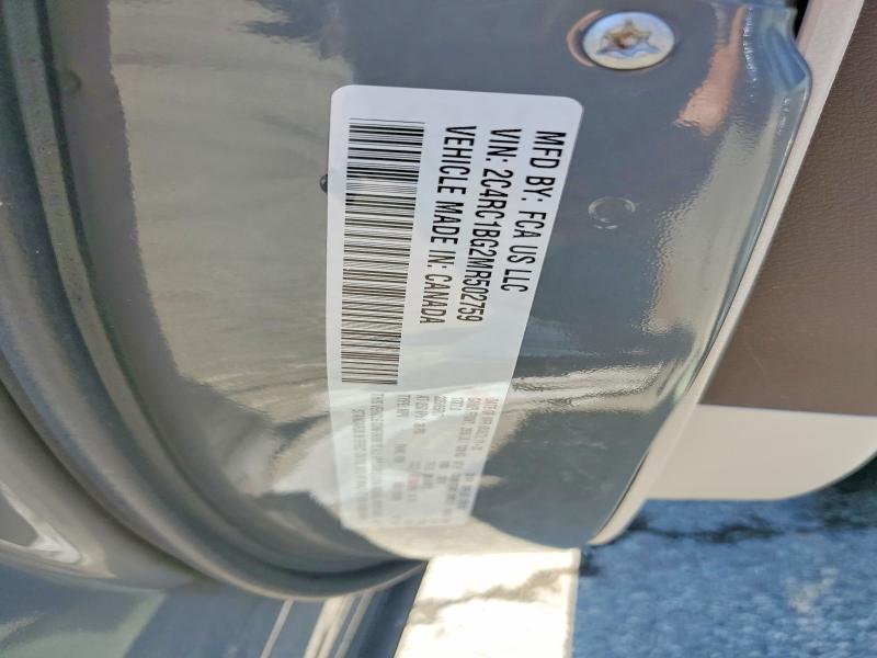 Продажа на аукционе авто 2021 Chrysler Pacifica, vin: 2C4RC1BG2MR502759, номер лота: 55095466