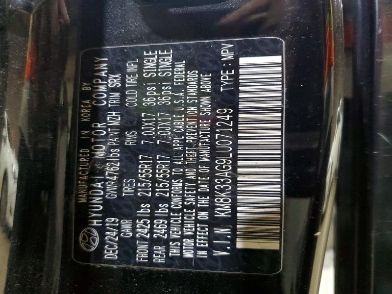 Aukcja sprzedaży 2020 Hyundai Kona, vin: KM8K33AG9LU071249, numer aukcji: 51973066
