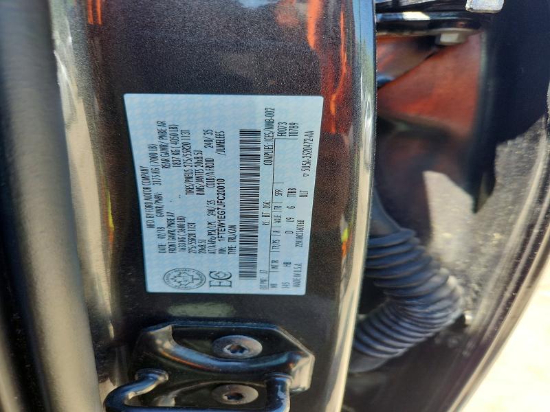 50478896 :رقم المزاد ، 1FTEW1EG7JFC20010 vin ، 2018 Ford F150 مزاد بيع
