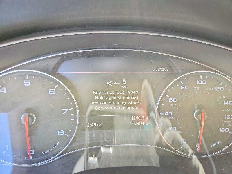2012 Audi A7 მანქანა იყიდება აუქციონზე, vin: WAU3GAFC0CN085216, აუქციონის ნომერი: 50197546