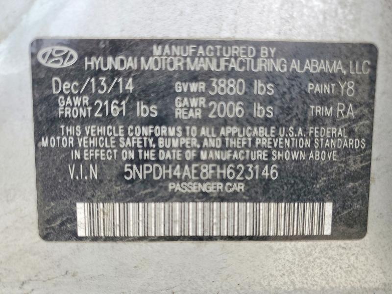 Продажа на аукционе авто 2015 Hyundai Elantra, vin: 5NPDH4AE8FH623146, номер лота: 53021636