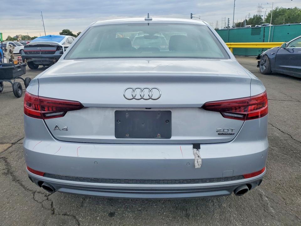 2018 Audi A4 მანქანა იყიდება აუქციონზე, vin: WAUENAF45JA152260, აუქციონის ნომერი: 54727686