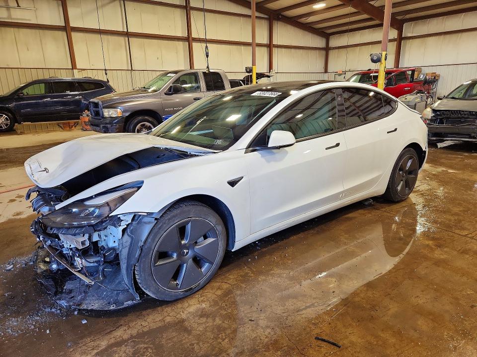 2021 Tesla Model 3 მანქანა იყიდება აუქციონზე, vin: 5YJ3E1EB8MF056371, აუქციონის ნომერი: 53027666