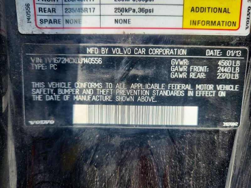 Aukcja sprzedaży 2013 Volvo C70, vin: YV1672MCXDJ140556, numer aukcji: 53007966