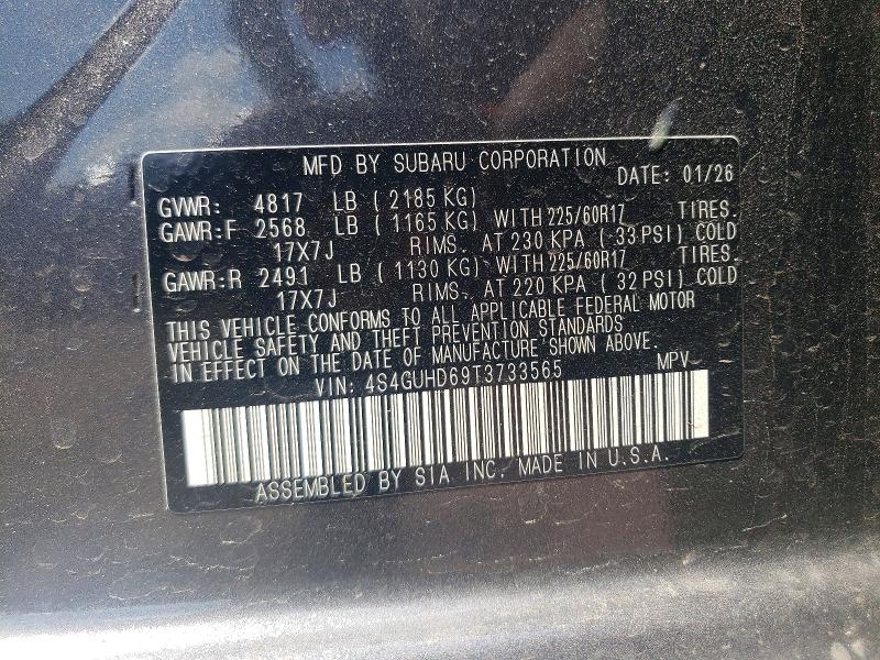 Продажа на аукционе авто 2026 Subaru Crosstrek, vin: 4S4GUHD69T3733565, номер лота: 54066906