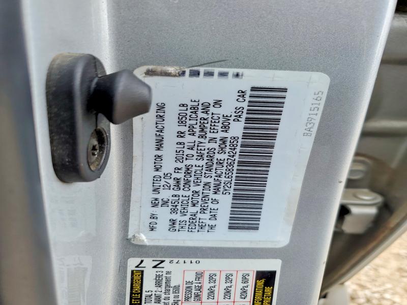 Aukcja sprzedaży 2006 Pontiac Vibe, vin: 5Y2SL65836Z424858, numer aukcji: 54258806