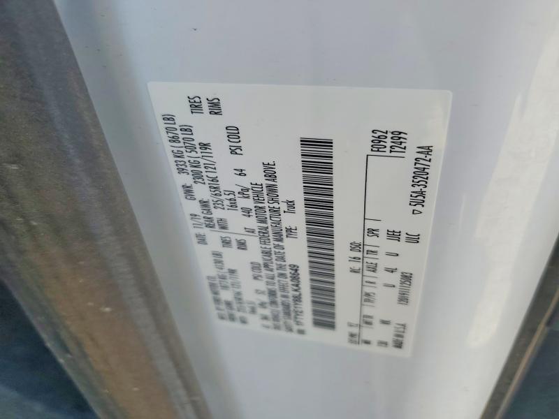 Auction sale of the 2020 Ford Transit, vin: 1FTYE1Y88LKA08649, lot number: 52866316